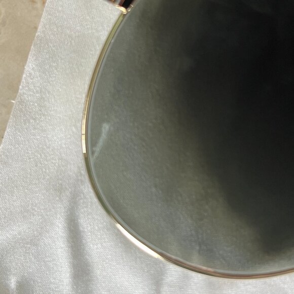 Chloe CH0028S Pilot Aviator Sunglasses Heart Detail Gold Frame Green Gradient - Picture 11 of 12